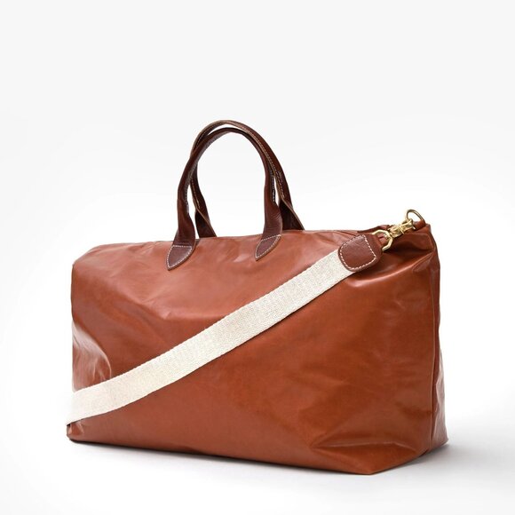 CLARE V Weekender Bag - MINT LEATHER - GOOD CONDITION - Picture 1 of 14